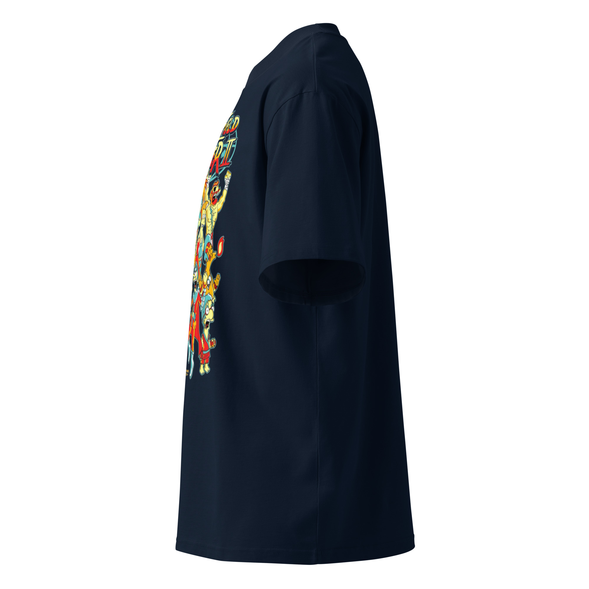 unisex-organic-oversized-high-neck-blaster-2.0-t-shirt-french-navy-left-6a2618c2a97fe.jpg