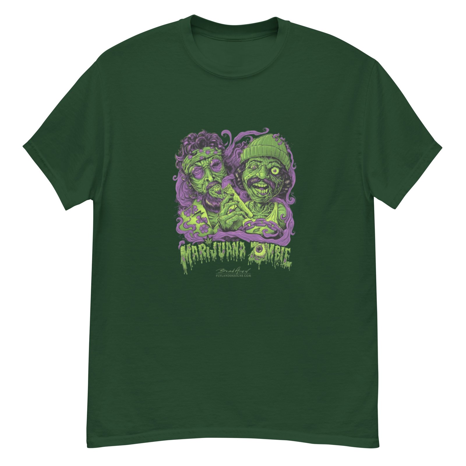 unisex-classic-tee-forest-green-front-6abc8dd20e12d.jpg